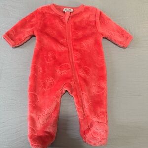 Hello Kitty Pink Fleece Footie